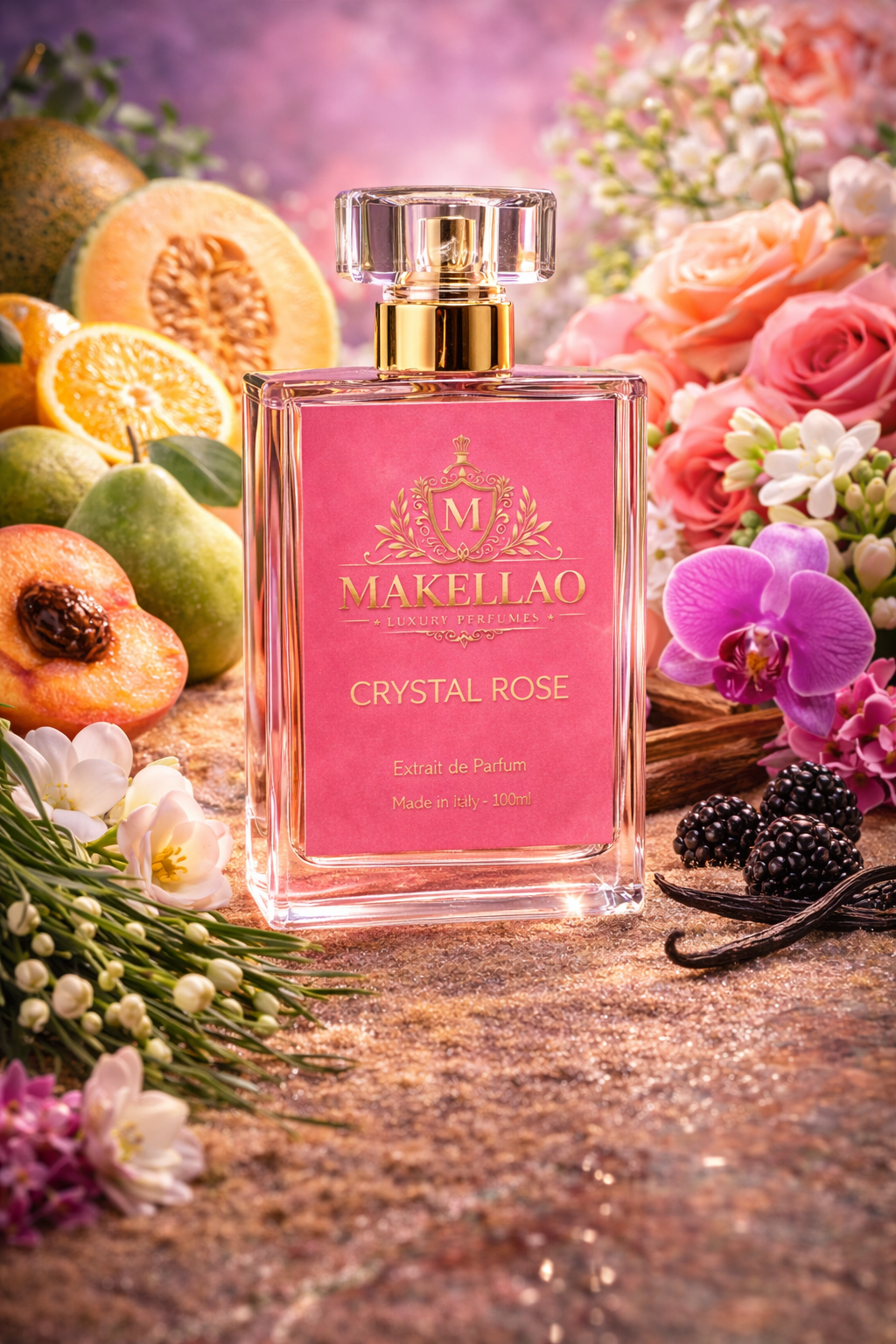 Crystal Rose – profumo femminile elegante alla rosa, delicato ma persistente - extrait de parfum